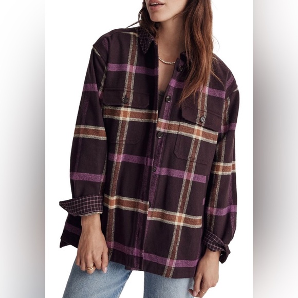 MADEWELL Tilda Shirt Jacket  size S - Picture 1 of 7